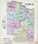 Cedar County, Nebraska State Atlas 1885